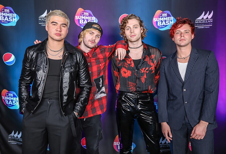 5 Seconds of Summer — licensed artist photograph (may show an earlier lineup)